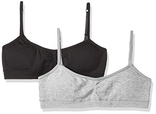 Hanes Girls' Seamless Molded Cup Wirefree Bra 2-Pack