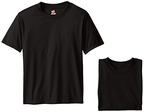 Hanes Boys' Cooldri Short Sleeve T-Shirt Value Pack 3-Pack
