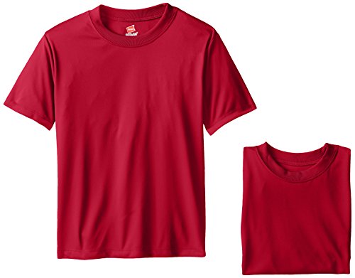 Hanes Boys' Cooldri Short Sleeve T-Shirt Value Pack 3-Pack