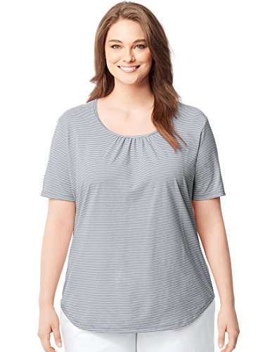 J344 Plus S117 Wmt Short Sleeve Striped