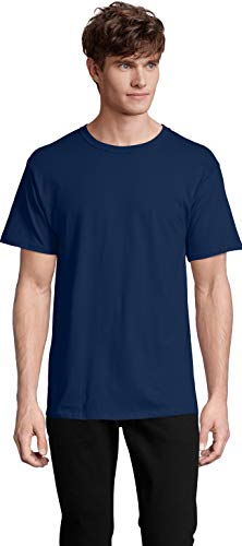 Hanes Men'S Tagless Comfortsoft Crewneck T-Shirt 12-Pack