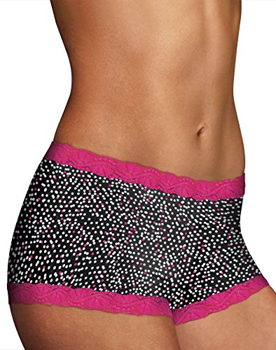 Maidenform Microfiber And Lace Boyshort