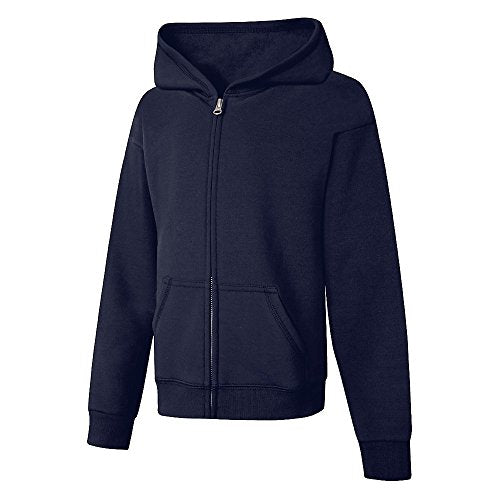 Girls' Hanes Comfortsoft Ecosmart Full-Zip Hoodie Sweatshirt