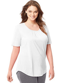 J343 Plus S117 Wmt Short Sleeve Shirred