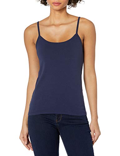 Hanes Women'S Stretch Cotton Cami With Built-In Shelf Bra