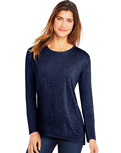 Hanes Women'S Lone Sleeve Top With Center Back Lace Detail