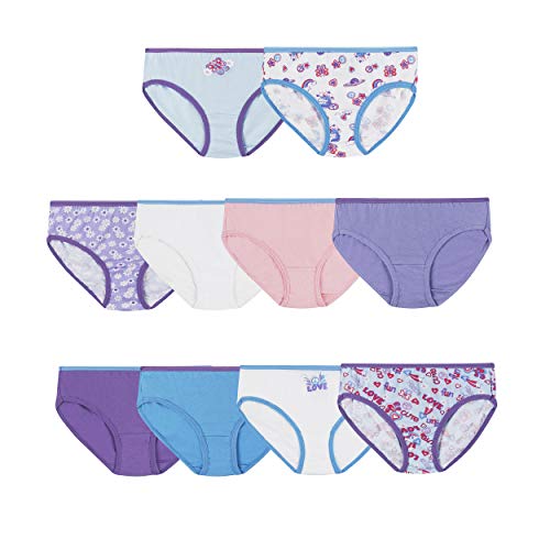 Hanes Girls Tagless Low Rise Briefs P10