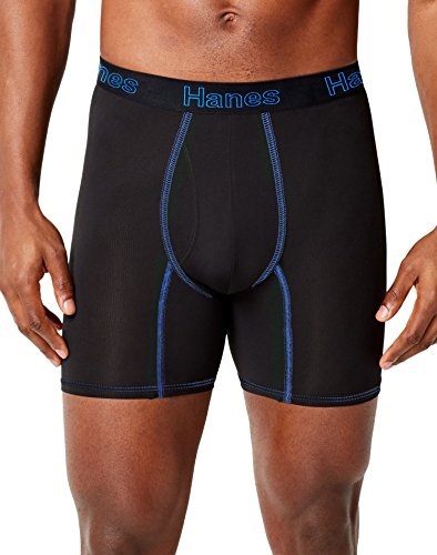 Hanes Men'S Comfort Flex Fit Breathable Mesh Boxer Briefs 3-Pack
