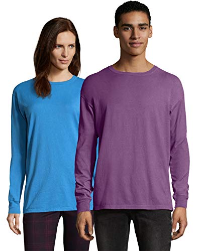 Hanes Men'S Comfortwash Garment Dyed Long Sleeve T-Shirt