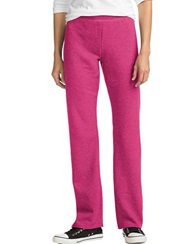 Hanes Comfortsoft Ecosmart Women'S Open Leg Fleece Sweatpants