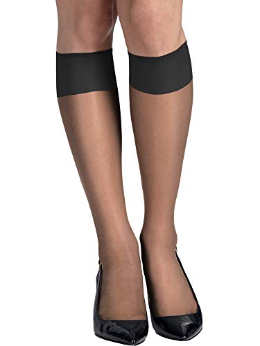 Hanes Silk Reflections Knee Highs Sheer Toe 6-Pack