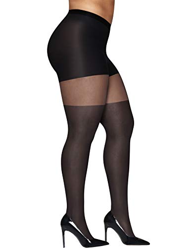 Hanes Curves Illusion Thigh Highs
