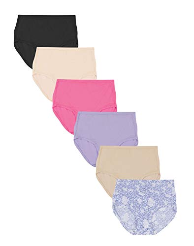 Hanes Comfort Flex Fit Microfiber Stretch Modern Brief 6-Pack