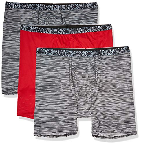 Hanes Men'S X-Temp Lightweight Boxer Briefs 3-Pack