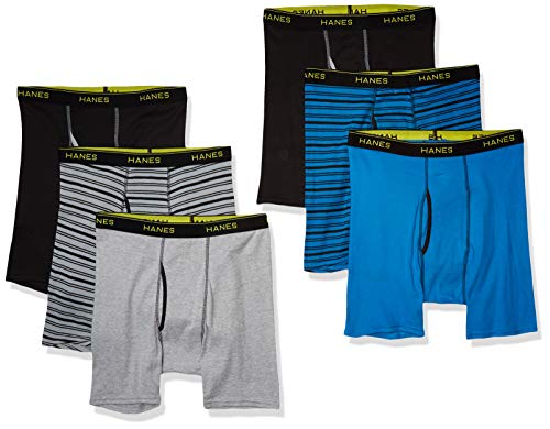 Hanes Men'S Tagless Boxer Briefs 6-Pack