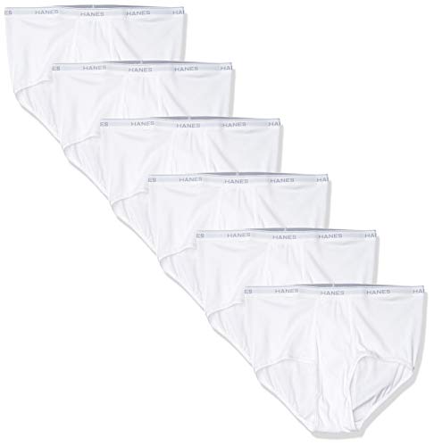 Hanes Men'S Tagless Briefs 6-Pack