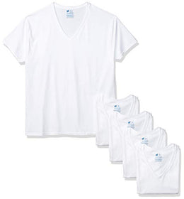 Hanes Ultimate Sport X-Temp White V-Neck