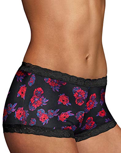 Maidenform Microfiber And Lace Boyshort