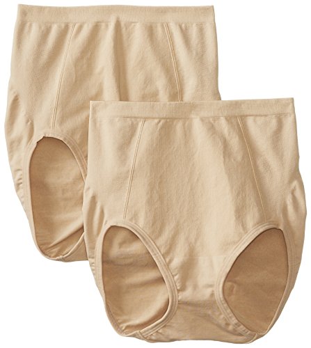 Bali Ultra Control Seamless Brief With Tummy Panel 2 Pack