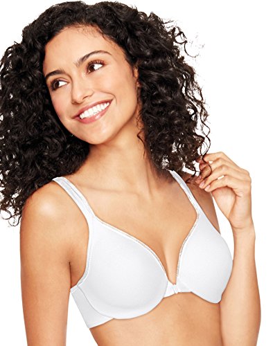 Hanes Ultimate Comfortblend T-Shirt Front-Close Underwire Bra